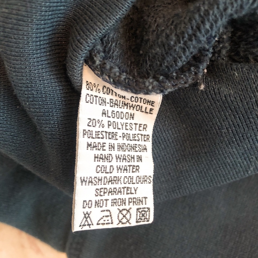Y2K navy sweatshirt hoodie Colombia Rocks SS - Picture 5 of 7